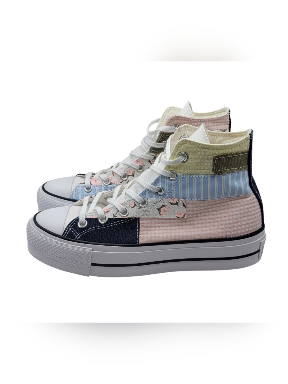 Women's Chuck Taylor All Star Eva Lift Platform High Patchwork Floral